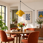Load image into Gallery viewer, Koloro Millie Plug-In Glass Pendant Light - Retro Colorful Pendant for Modern Interiors