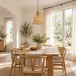 Charger l'image dans la visionneuse de galerie, 琥珀色海草吊灯-远景-关灯