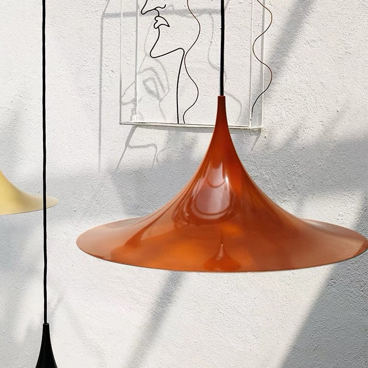 Arch-Shaped Aluminum Plug-In Pendant Light