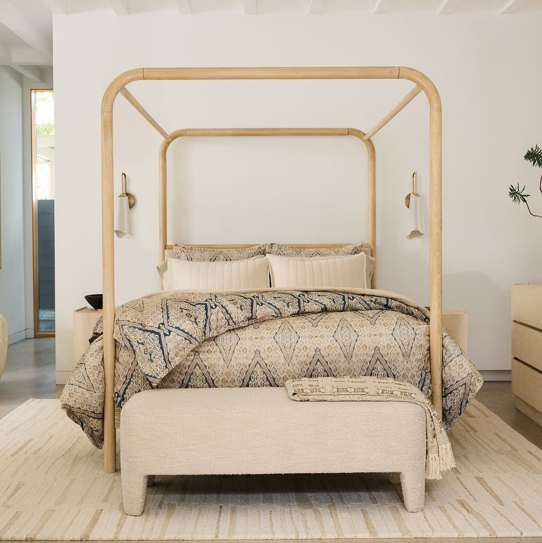 Aplique de pared elegante Orovia: cerámica, vidrio y metal, latón champán