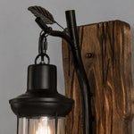 Charger l'image dans la visionneuse de galerie, Driftwood and Metal Lantern Detail