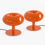Charger l'image dans la visionneuse de galerie, Rounded Glass Slim Stem Blown Glass Table Lamp