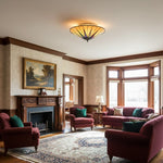 Load image into Gallery viewer, TF Colored Star Ceiling Light - Vintage Glass for Dining Rooms and Living Rooms