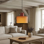 Cargar imagen en el visor de la Galería, Lámpara Colgante Escultural Morvella – Diseño Cilíndrico Refinado Lámpara Decorativa Colgante N31