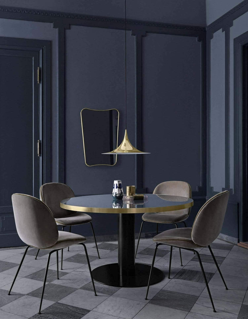 Arch-Shaped Aluminum Plug-In Pendant Light