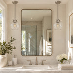 Charger l'image dans la visionneuse de galerie, Modern Clear Glass Pendant Light for Kitchen Island and Foyer