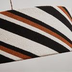 Charger l'image dans la visionneuse de galerie, Striped fabric pendant light room detail