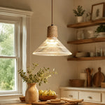 Charger l'image dans la visionneuse de galerie, Rustic Woven Rope Glass Pendant Light Collection