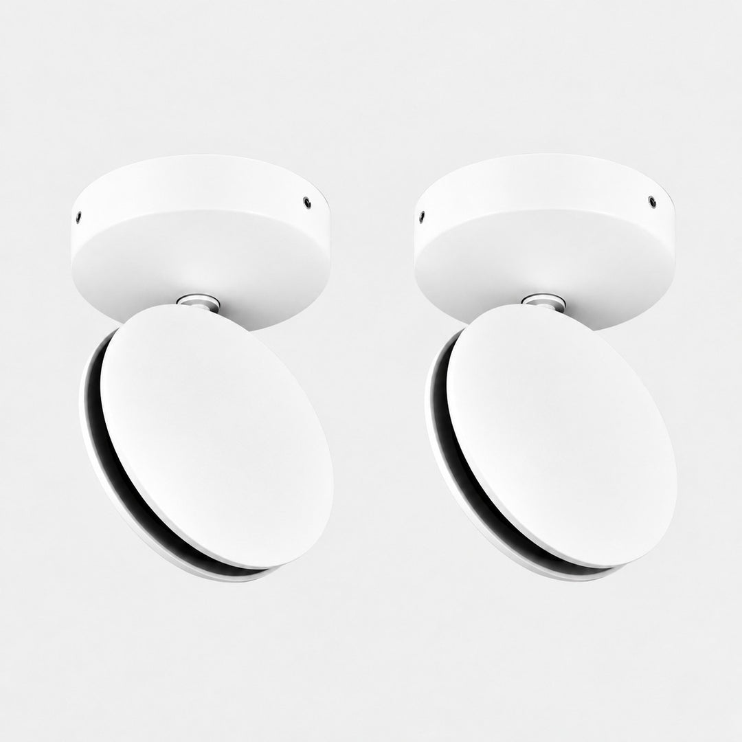 White SPECTRA set of 2 LED ceiling and wall lights