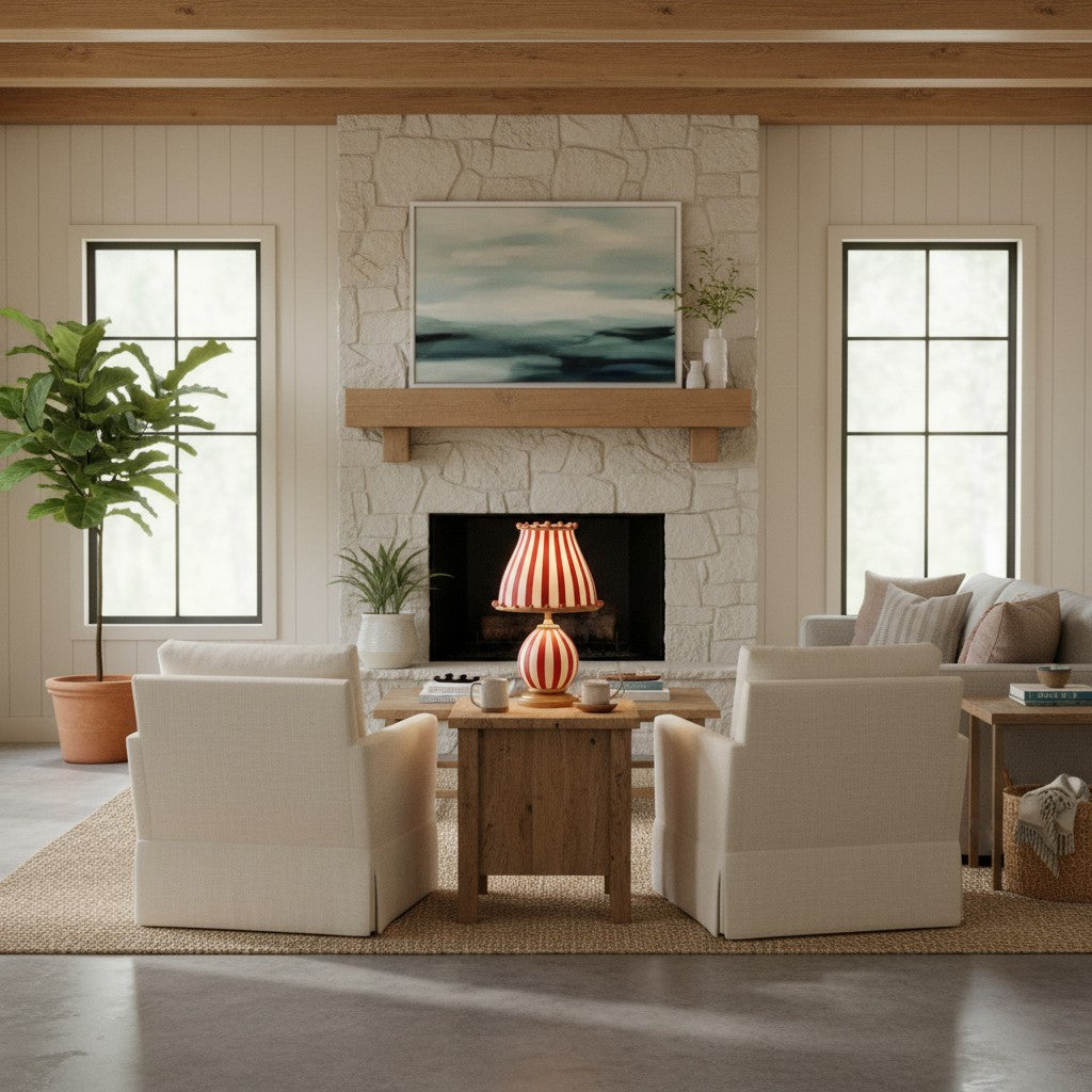 Lampe d'accent à tons mixtes Festilo silhouette courbée - Usage intérieur