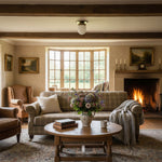 Cargar imagen en el visor de la Galería, Opalume Glass Flush Mount Ceiling and Wall Light - Art Deco Small Globe Fixture
