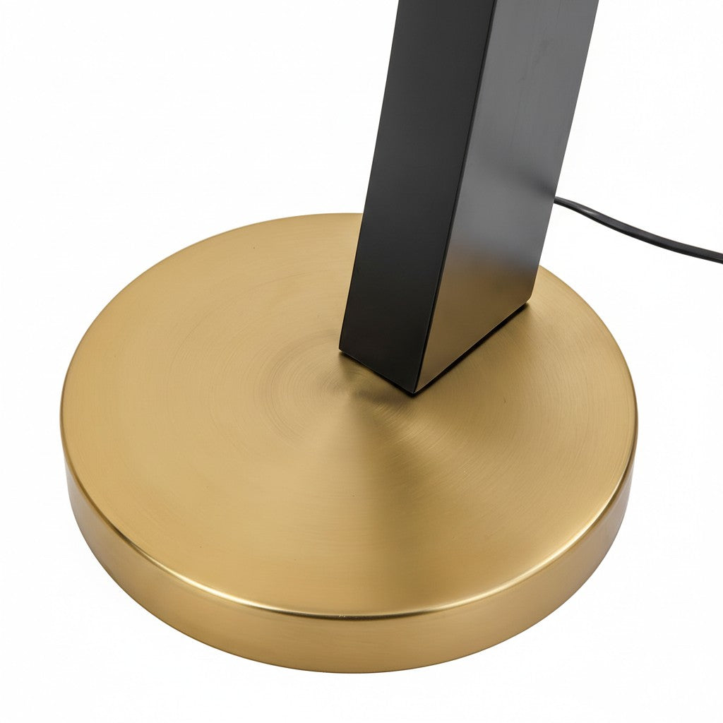 Lampadaire Moderne AstraLoop à Arc en Tissu - Design Élégant et Courbé en Métal pour Intérieurs