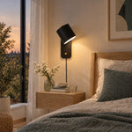 Cargar imagen en el visor de la Galería, Flexible Rotatable Cylinder Plug-in Wall Lamp