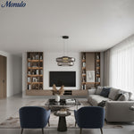 Load image into Gallery viewer, Verdoma Stacked Disc Form Glass Pendant Light Contemporary Nordic Lighting for Kitchens