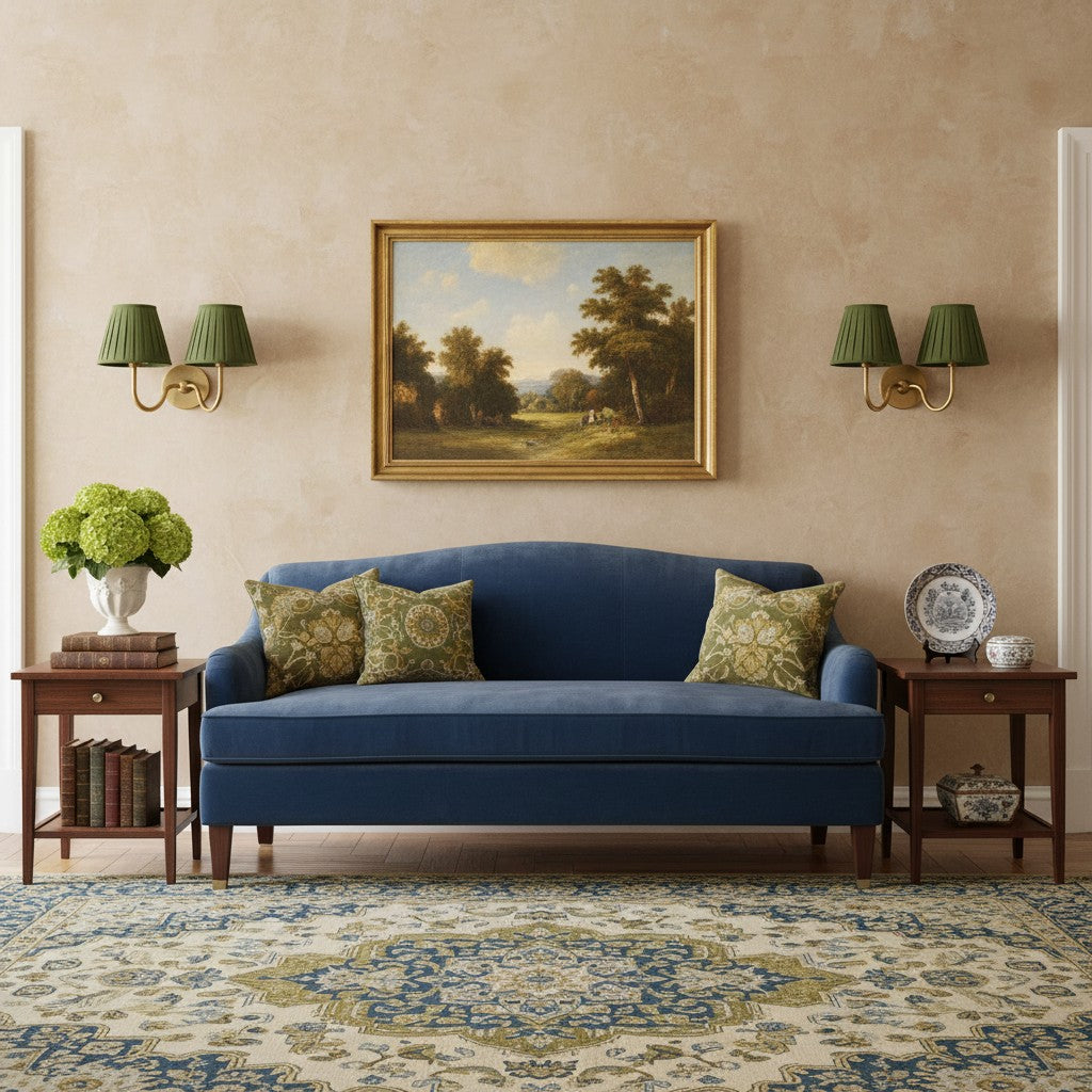 Luvora Fabric Shade Wall Sconce with Drum Shade - Classic Pleated Sconce Light