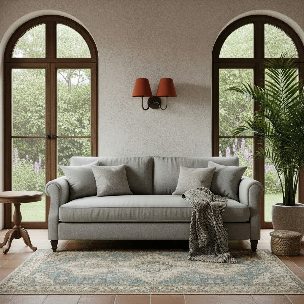 Aplique de pared Luvora con pantalla de tela y pantalla de tambor - Aplique plisado clásico