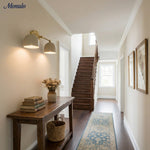 Cargar imagen en el visor de la Galería, Aplique de pared Metio Dome para tocador – Lámpara de estilo Mid-Century para baño