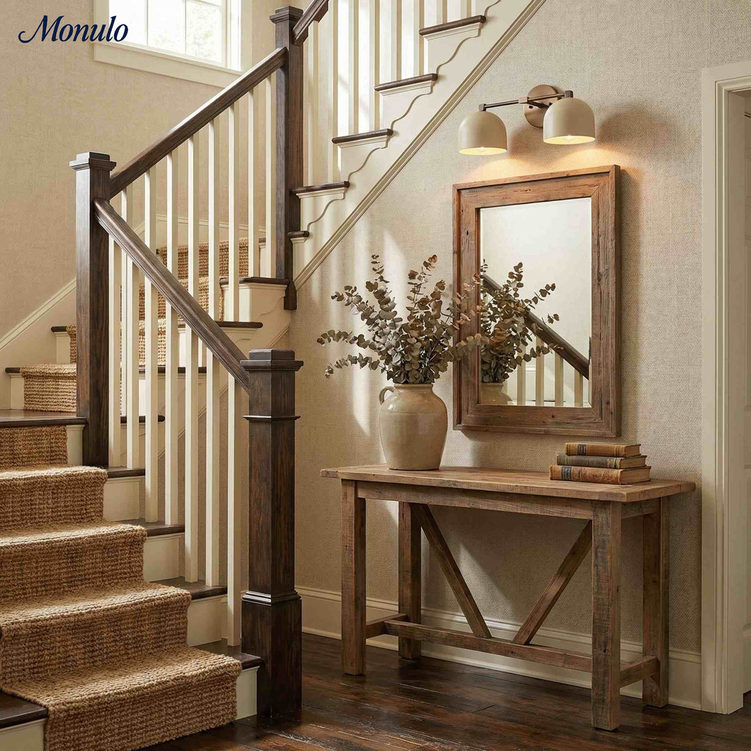 Aplique de pared Metio Dome para tocador – Lámpara de estilo Mid-Century para baño