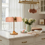 Charger l'image dans la visionneuse de galerie, Lampe de Table en Verre Cannelé Aurebron - Lampe de Table Décorative Moderne à Base Métallique pour Salon