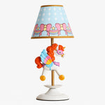 Bild in Gallery-Viewer laden, Sherry carousel unicorn table lamp on white background