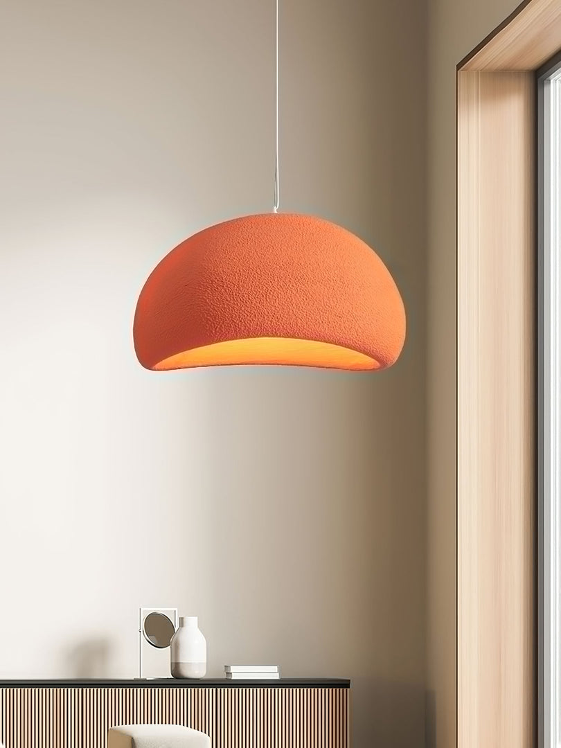 Sculptural Polystyrene Plug-In Pendant Light