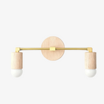 Charger l&#39;image dans la visionneuse de galerie, Mobilux Line Wood and Vanity Light - Bohemian Bathroom Lighting Fixture
