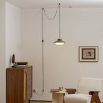Bild in Gallery-Viewer laden, Saucer Plastic Plug-In Pendant Lamp