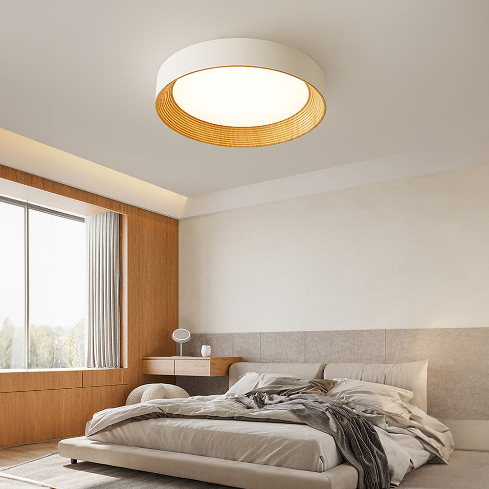 Plafonnier rond à LED minimaliste