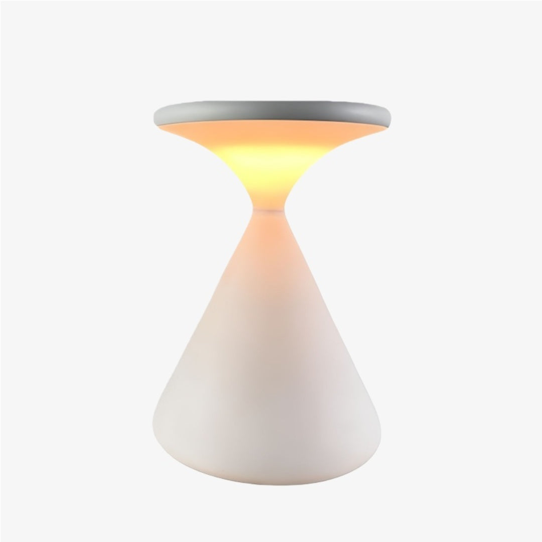 Lámpara de Mesa Portátil LED Nómada – Diseño Moderno de Silueta Minimalista para Hogar y Patio N40