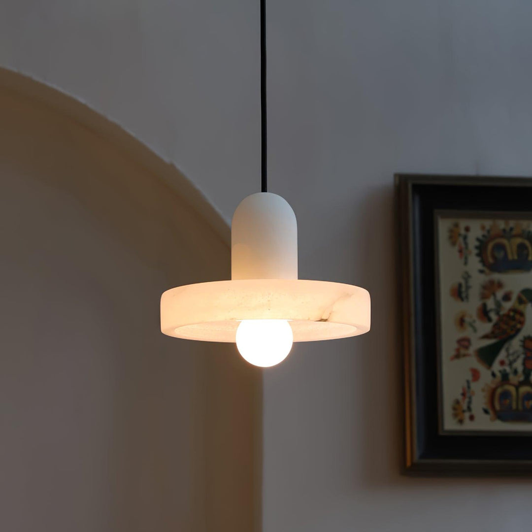 Carrara Alabaster Pendelleuchte