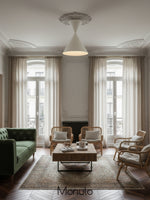 Load image into Gallery viewer, Brivana Metal Cone Ceiling Light - Modern Nordic Flush Mount Design
