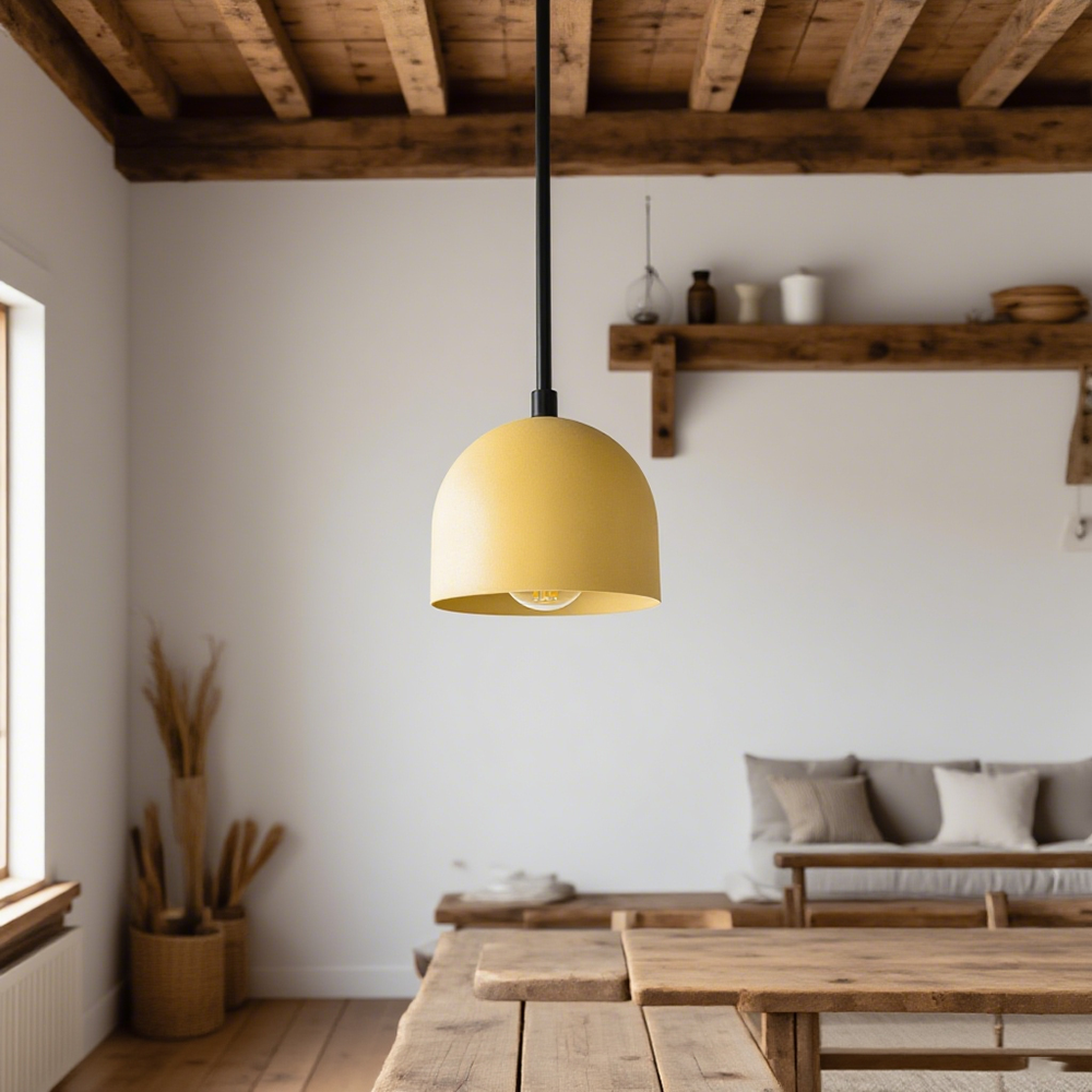 Suspension Farmhouse – Suspension Vanity avec dôme coloré