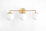 Load image into Gallery viewer, Glorica Glass Wall Sconce - Modern Vintage Vanity Light Fixture
