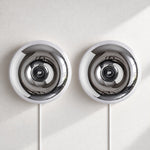 Cargar imagen en el visor de la Galería, Round Disc Centre Button Blown Glass Wall Light