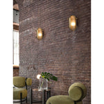 Charger l'image dans la visionneuse de galerie, Applique murale industrielle vintage avec verre cage pour éclairage extérieur et salle de bainApplique murale industrielle vintage avec verre cage pour éclairage extérieur et salle de bain