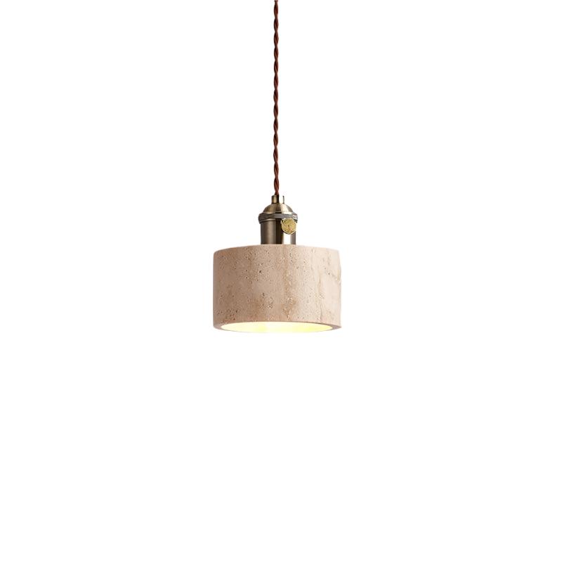 Alagusmo Minimalist Travertine Pendant Light