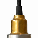 Charger l'image dans la visionneuse de galerie, Brass-tone socket and black cord detail