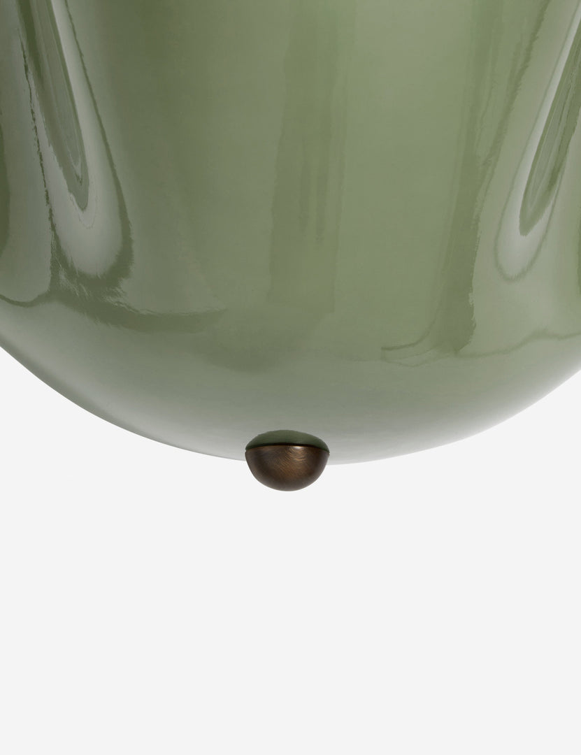 Bellina Glass Flush Mount — Modern Contemporary Ceiling Light Fixture for Living Rooms