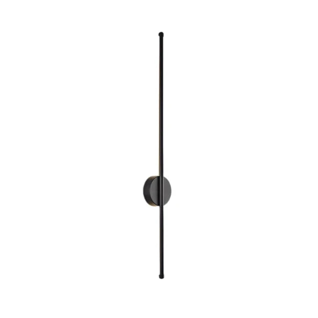 Lámpara de Pared Moderna de Aluminio Negro