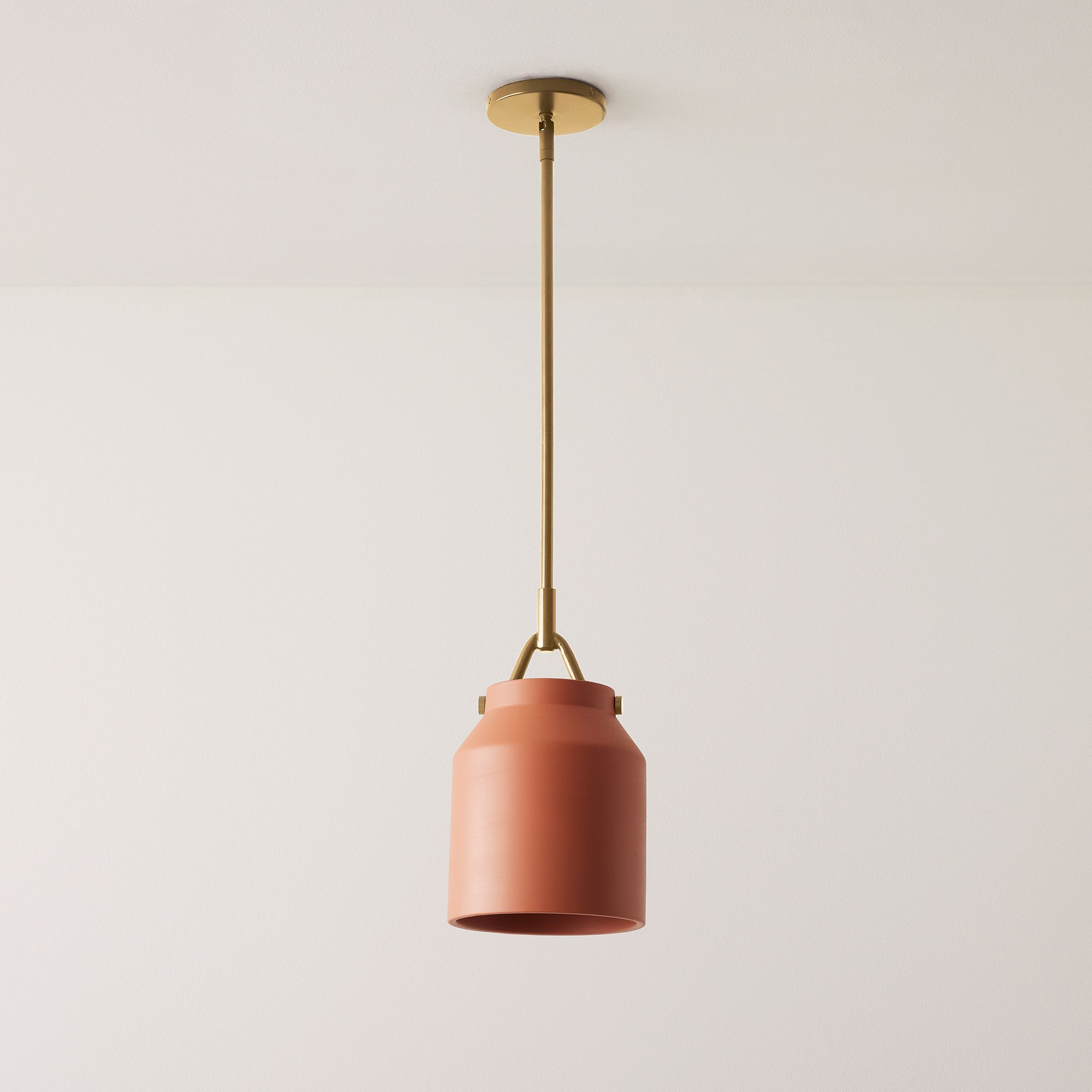 Hanton Nordic Metal Morandi Metal Pendant Light — Nordic Minimalist Fixture