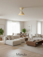 Load image into Gallery viewer, Brivana Metal Cone Ceiling Light - Modern Nordic Flush Mount Design
