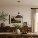 Load image into Gallery viewer, industrial dome pendant light scene and detail