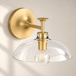 Cargar imagen en el visor de la Galería, Brushed Moderne Brass, 1 light