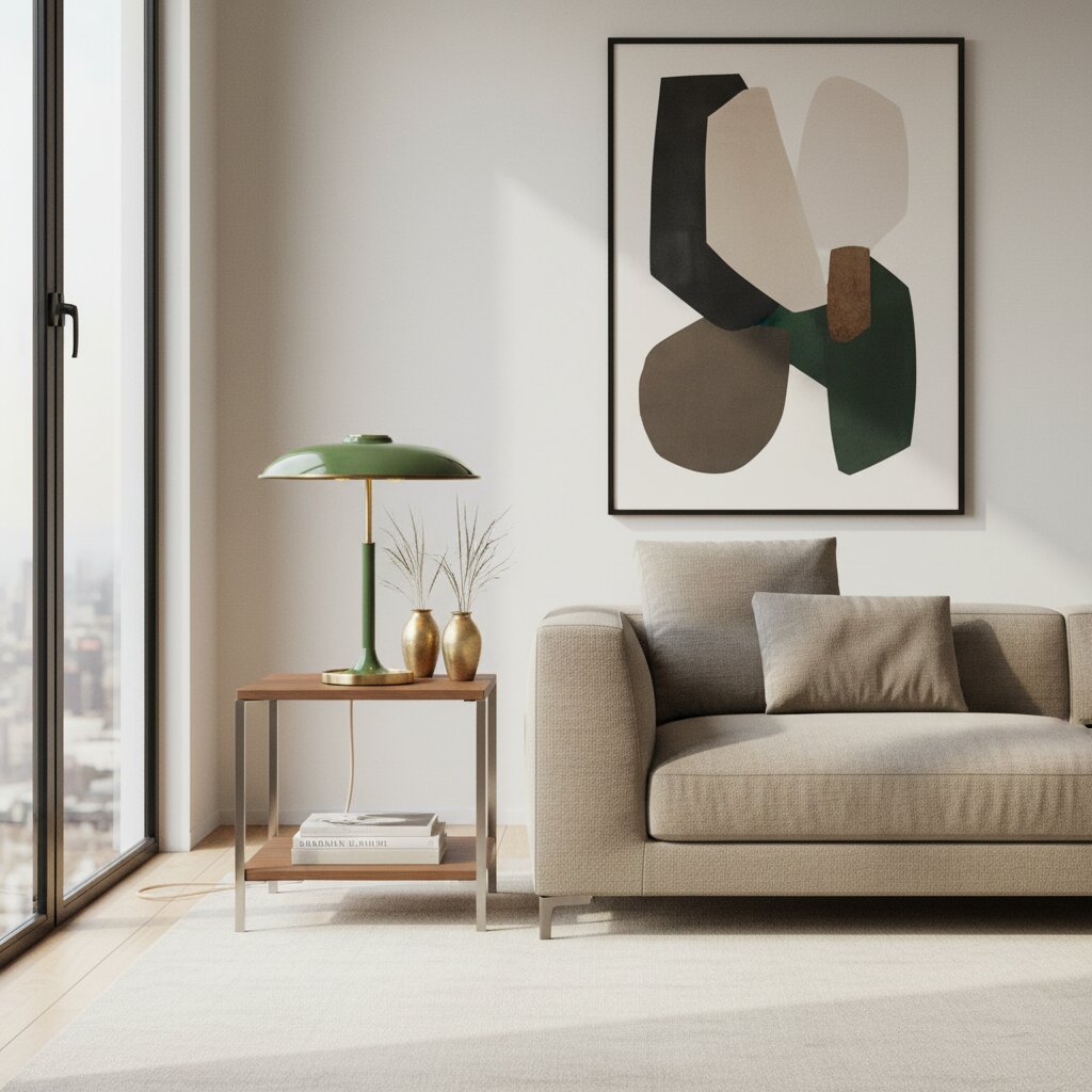 Nera Tischlampe - Zeitgenössische Designer-Tischlampe mit klaren Linien für das Home Office