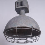 Cargar imagen en el visor de la Galería, Lámpara Colgante Industrial de Metal con Jaula