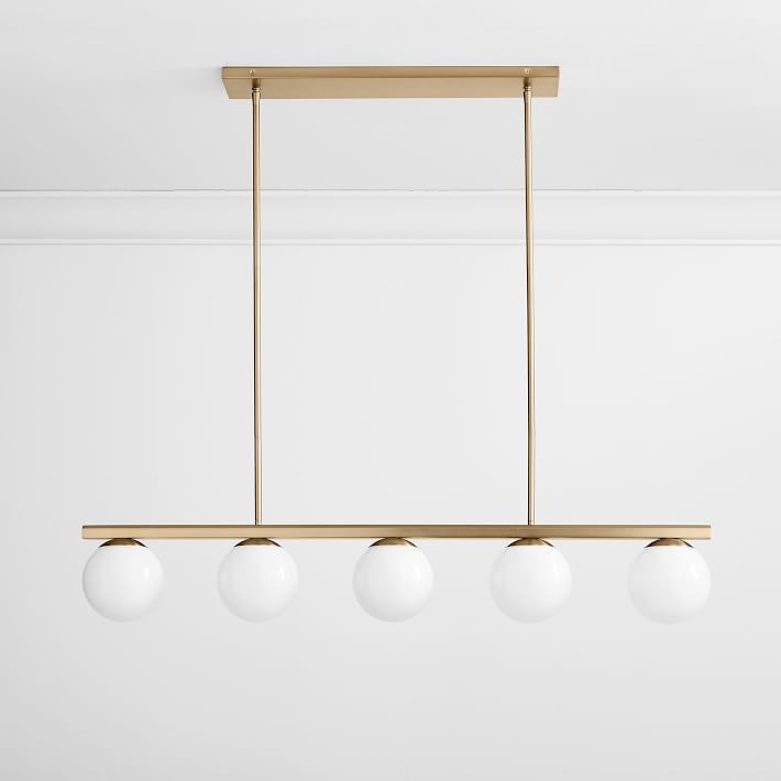 Lámpara de techo redonda Brelia - Lámpara de techo moderna con forma de globo de cristal lechoso