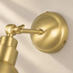 Cargar imagen en el visor de la Galería, Industrial Brass Adjustable Wall Lamp