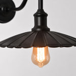 Load image into Gallery viewer, Antique Bronze wall sconce shade and arm detail