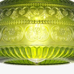 Cargar imagen en el visor de la Galería, Lámpara de Techo Empotrada de Vidrio con Patrón Teñido Lurex - Diseño Grabado e Iluminación Decorativa para Interiores U21