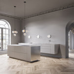 Bild in Gallery-Viewer laden, Rounded Brass Glass Plug-In Pendant Light